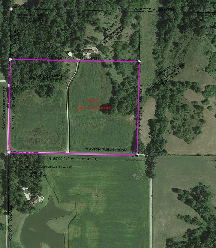 Tract 3 - 23.37 Surveyed Acres