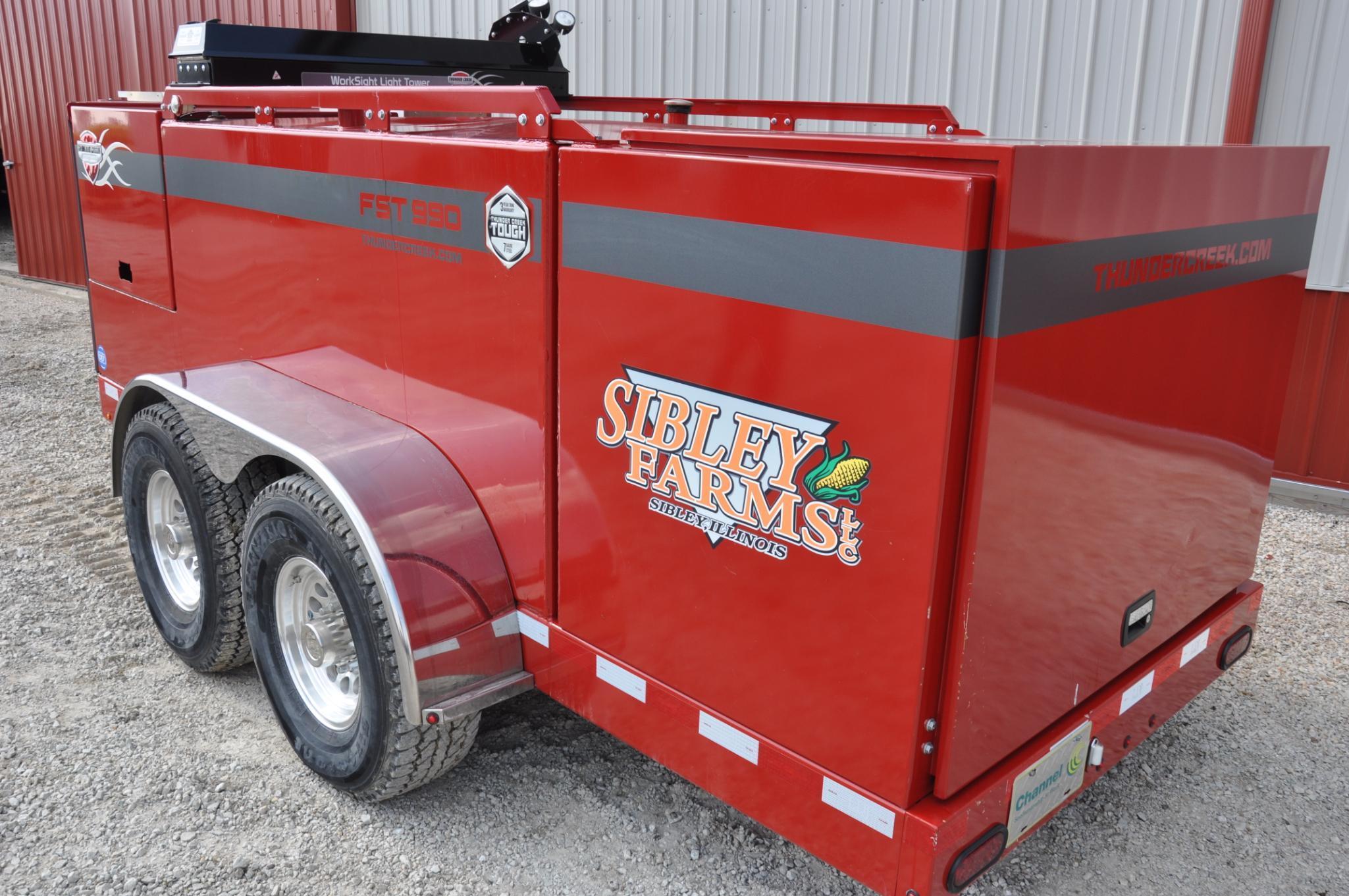 2017 ThunderCreek FST990 fuel & service trailer
