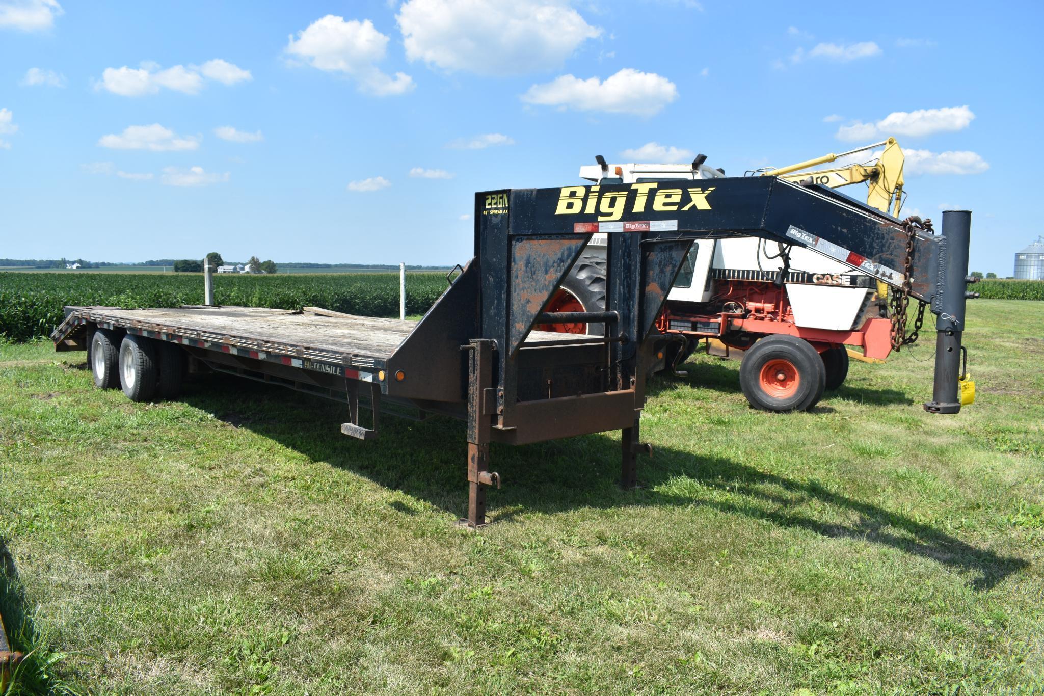 2008 Big Tex 30' flatbed trailer