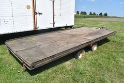 Sno-Bird 7'x16' flatbed trailer