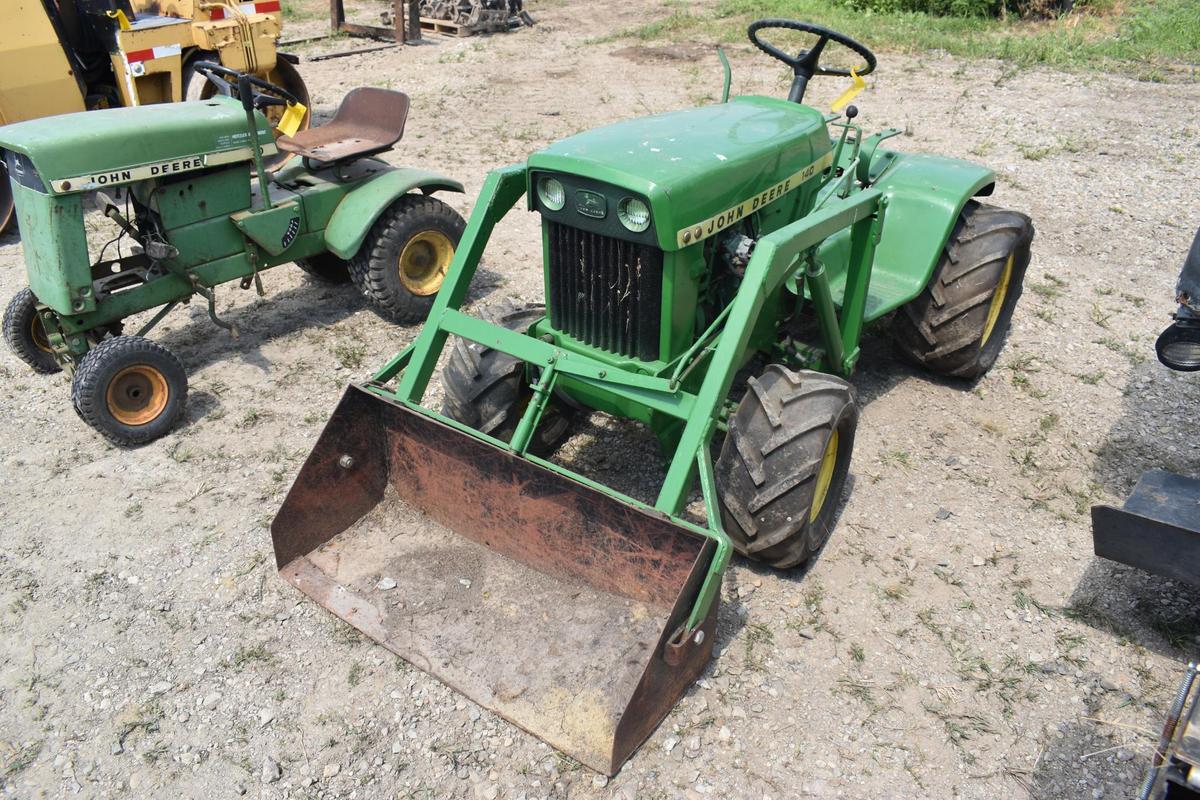 JD 140 riding lawn mower