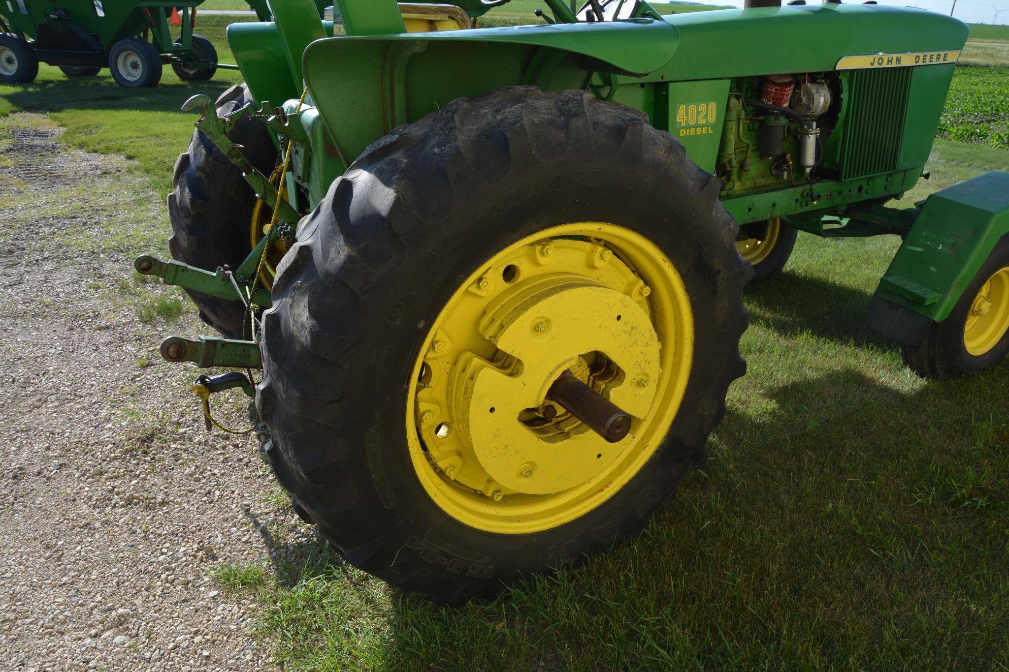 1968 John Deere 4020 2wd tractor