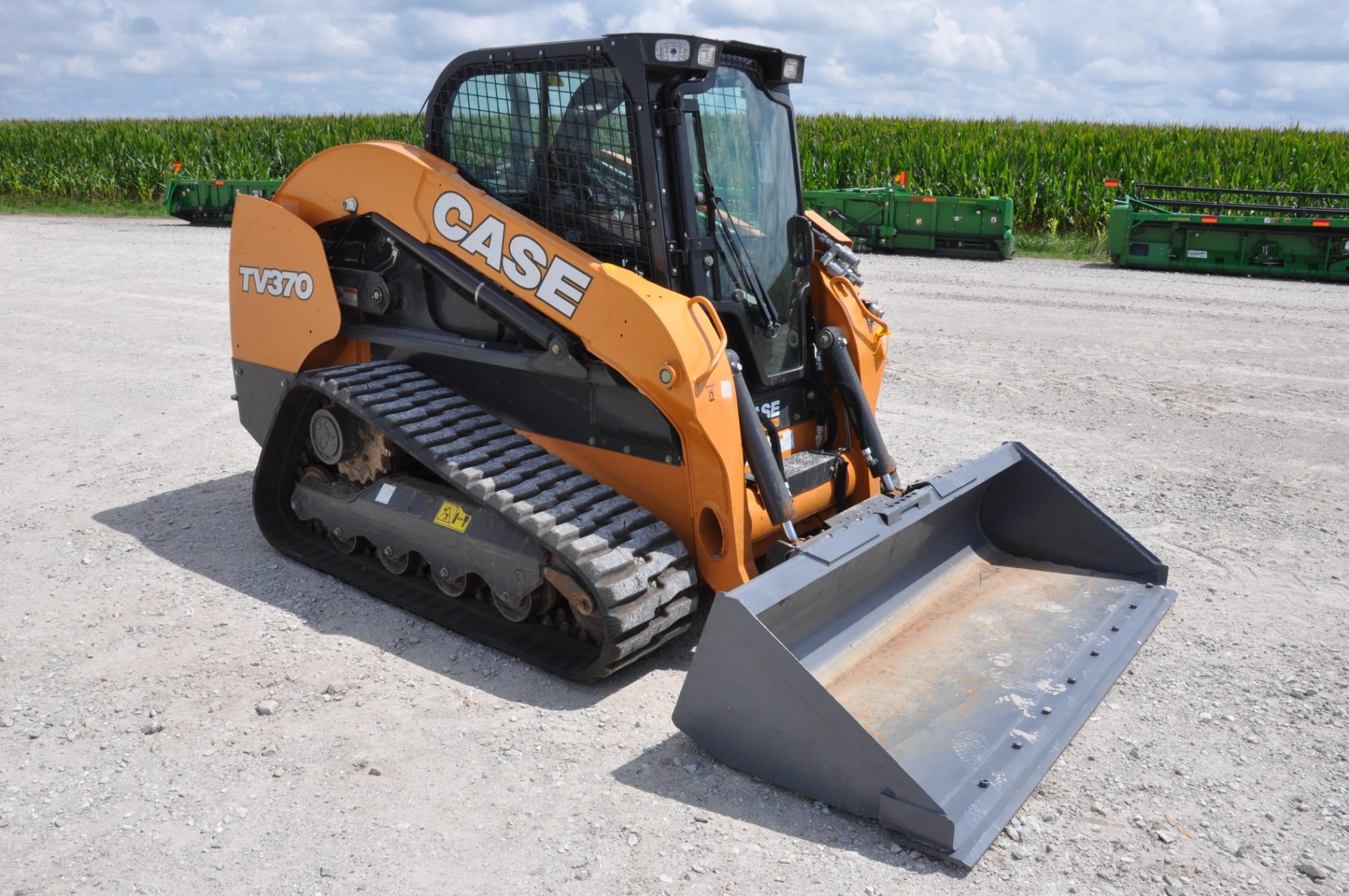 2018 Case TV370 compact track loader