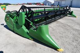 2011 John Deere 625F 25' grain platform