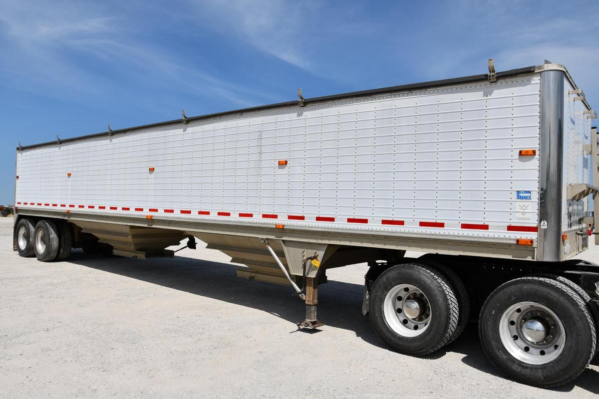 1998 Wilson 43' aluminum hopper bottom trailer