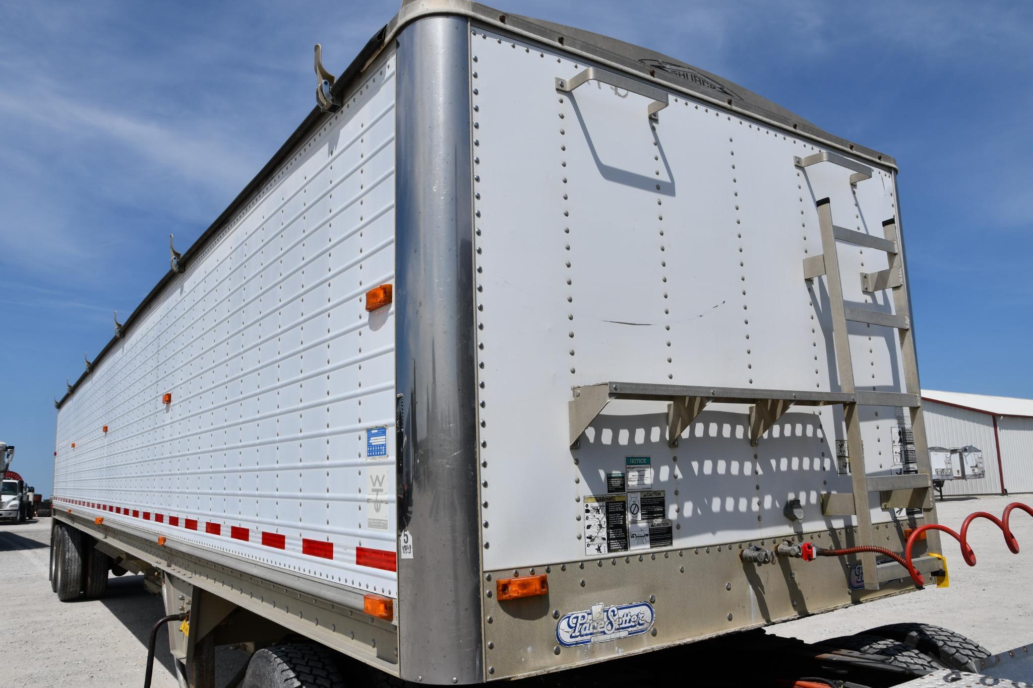 1998 Wilson 43' aluminum hopper bottom trailer