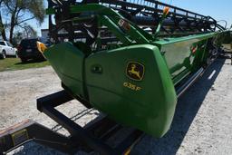 2010 John Deere 635F 35' grain platform