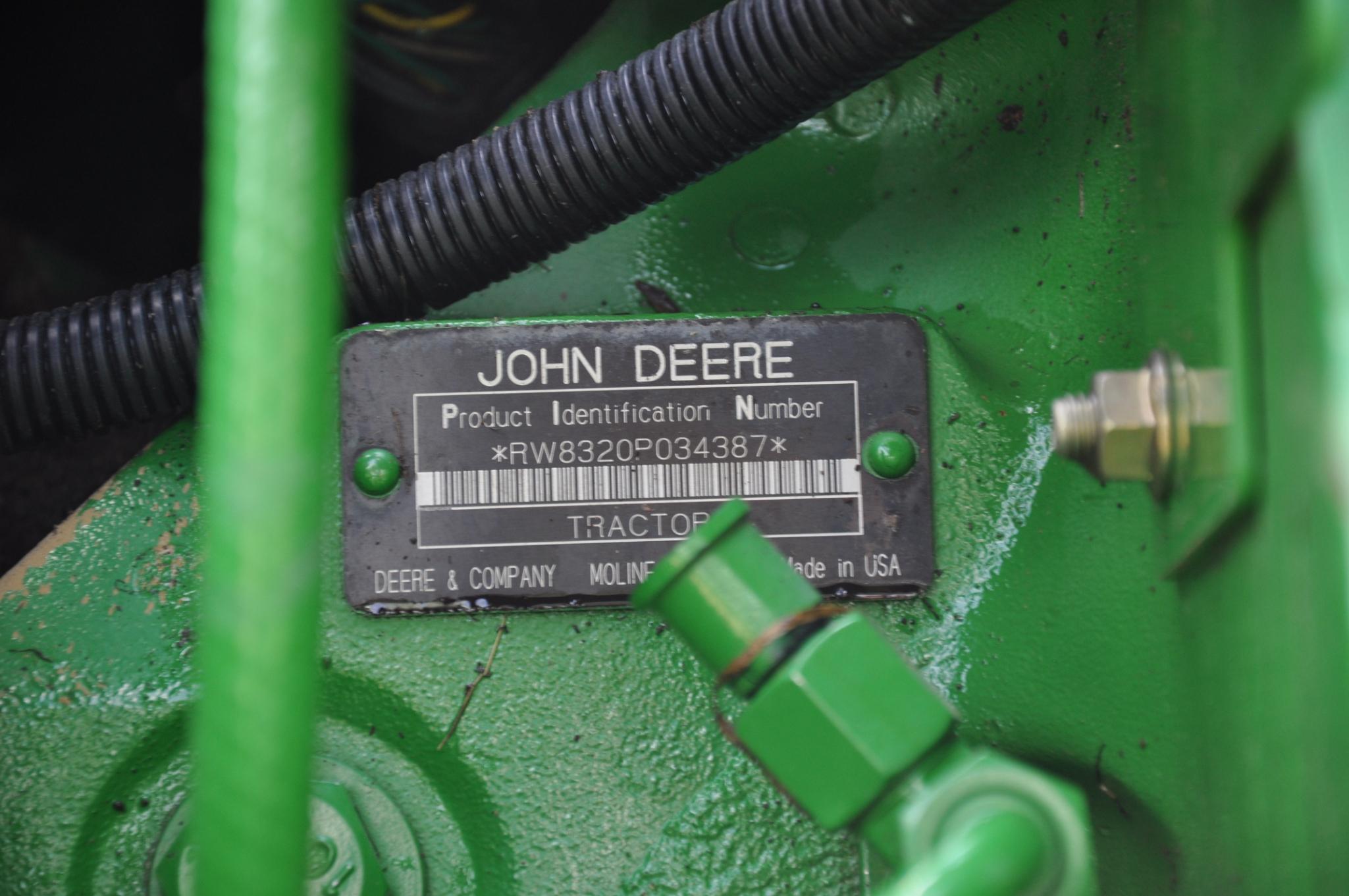 2005 JD 8320 MFWD tractor