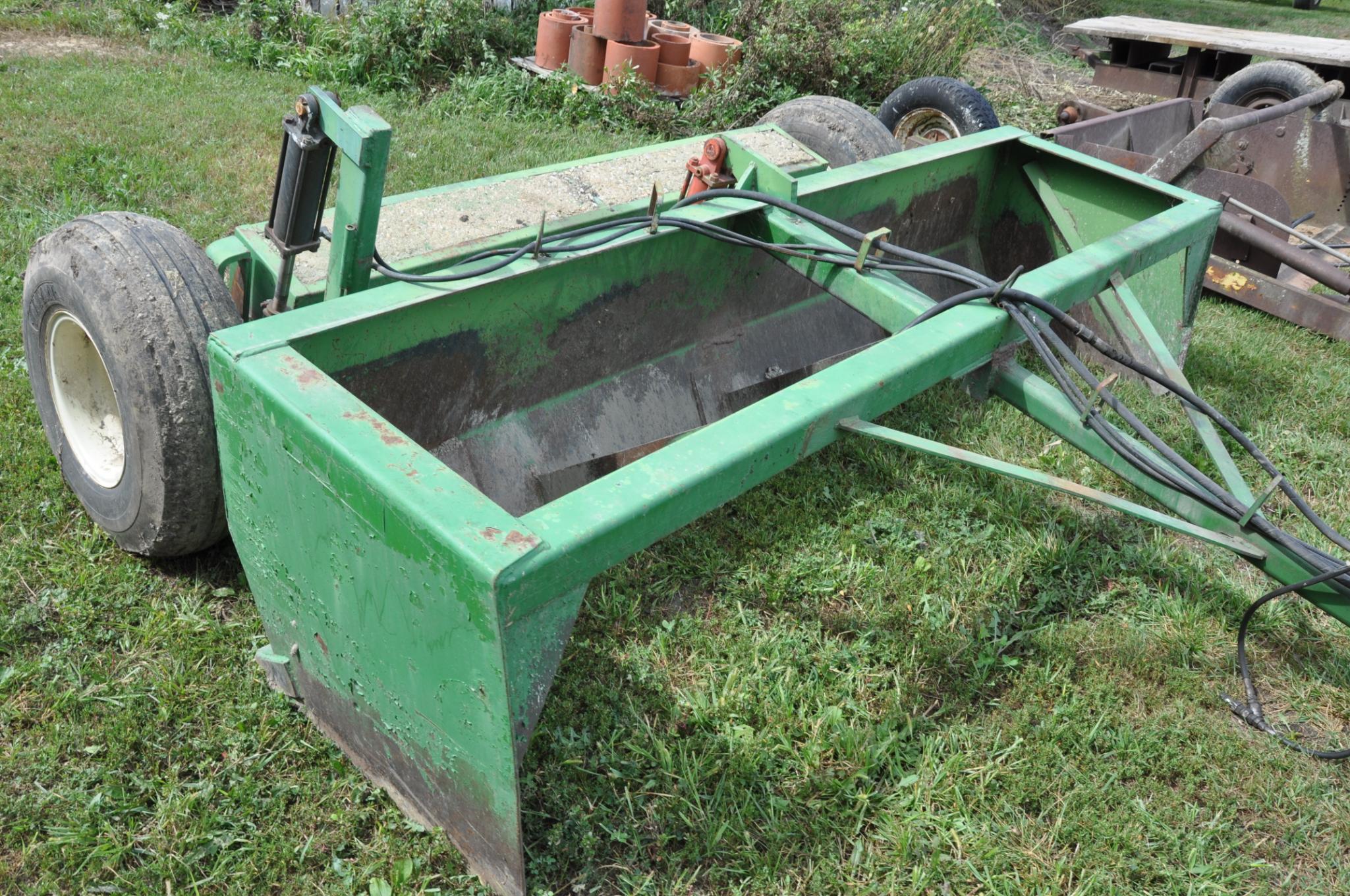 10' pull-type box blade w/hyd. lift & tilt