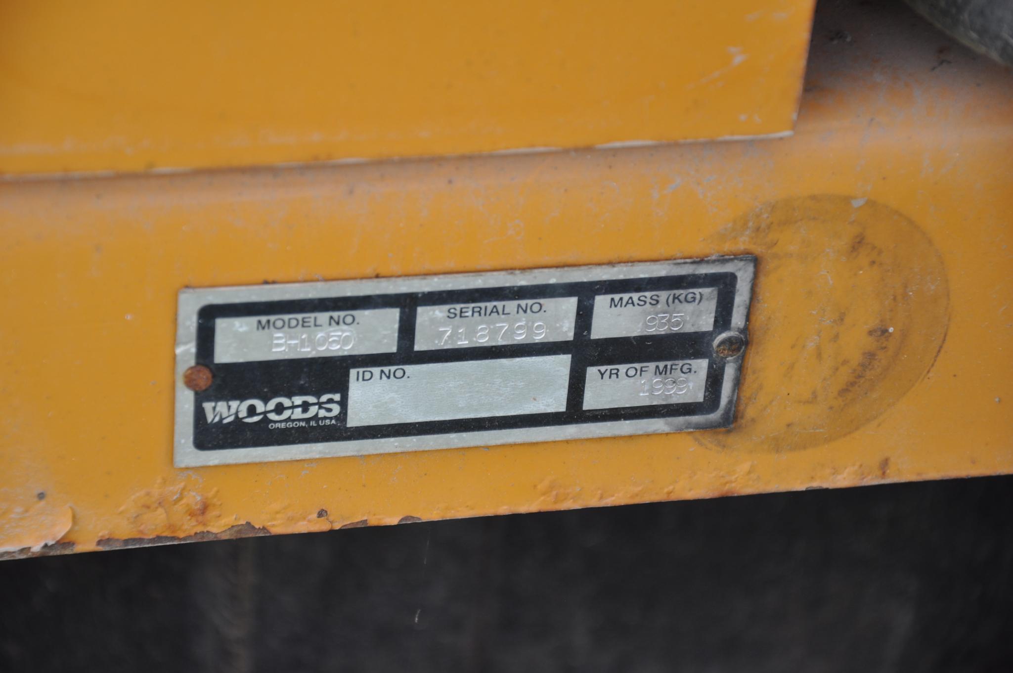 Woods 1050 3-pt. backhoe attachment