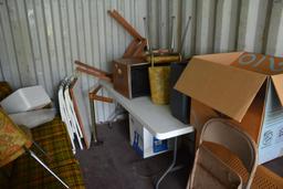 Contents of east storage container