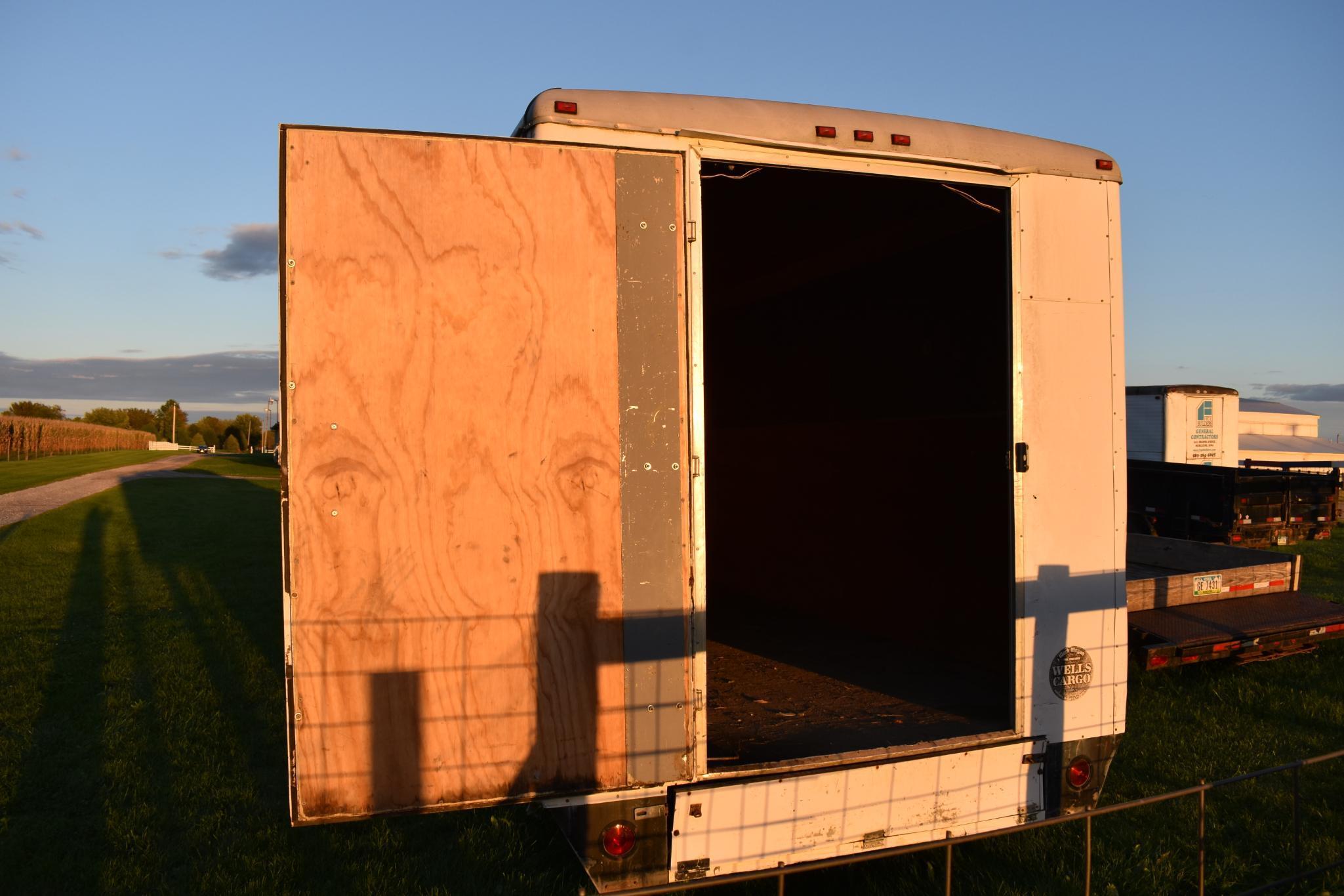 Wells Cargo 8X32 job site storage trailer