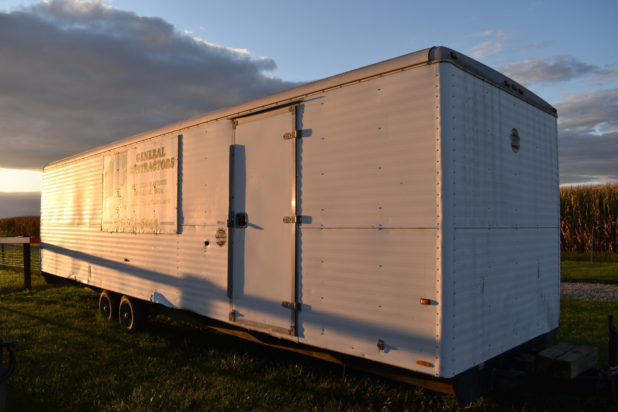 Wells Cargo 8X32 job site storage trailer