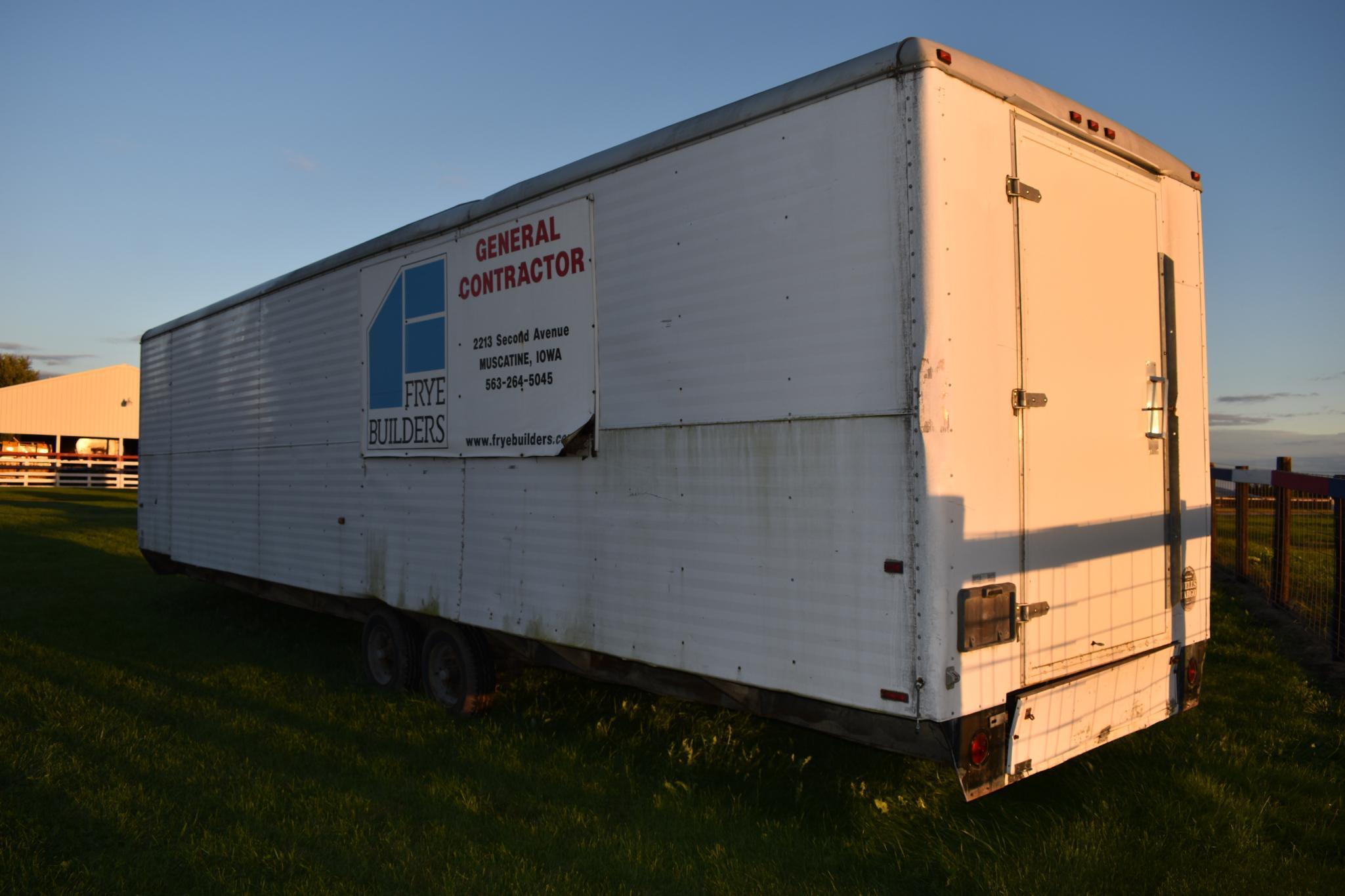 Wells Cargo 8X32 job site storage trailer