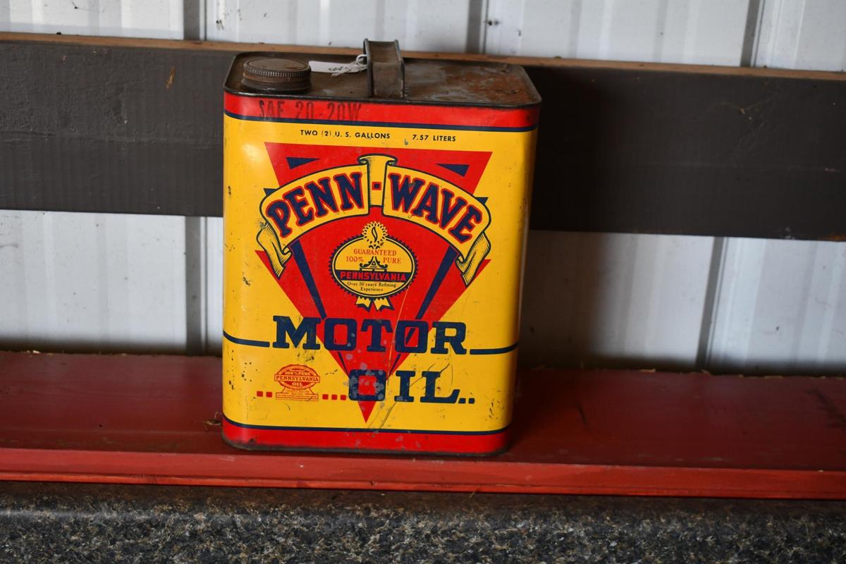 Penn-Wave Motor Oil 2 gallon can