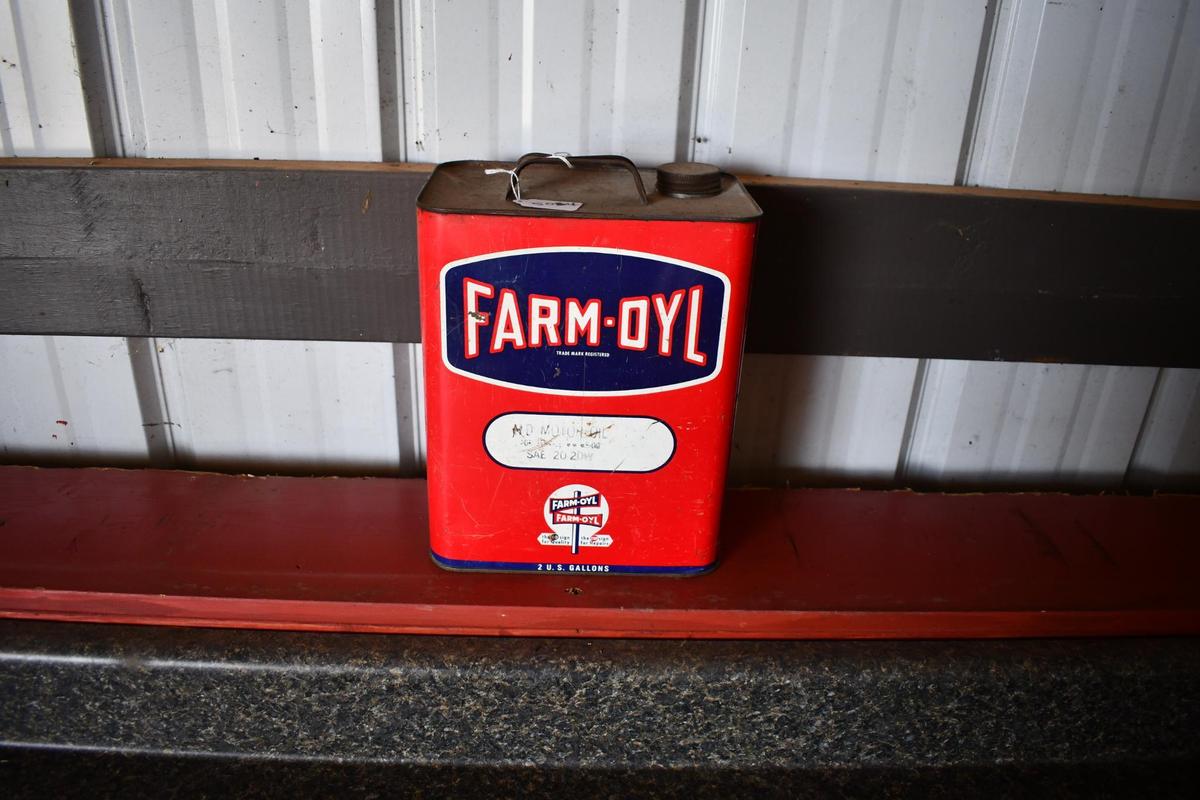 Farm-Oyl Motor Oil 2 gallon can