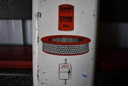 Change Oil and Fram Filters tin thermometer