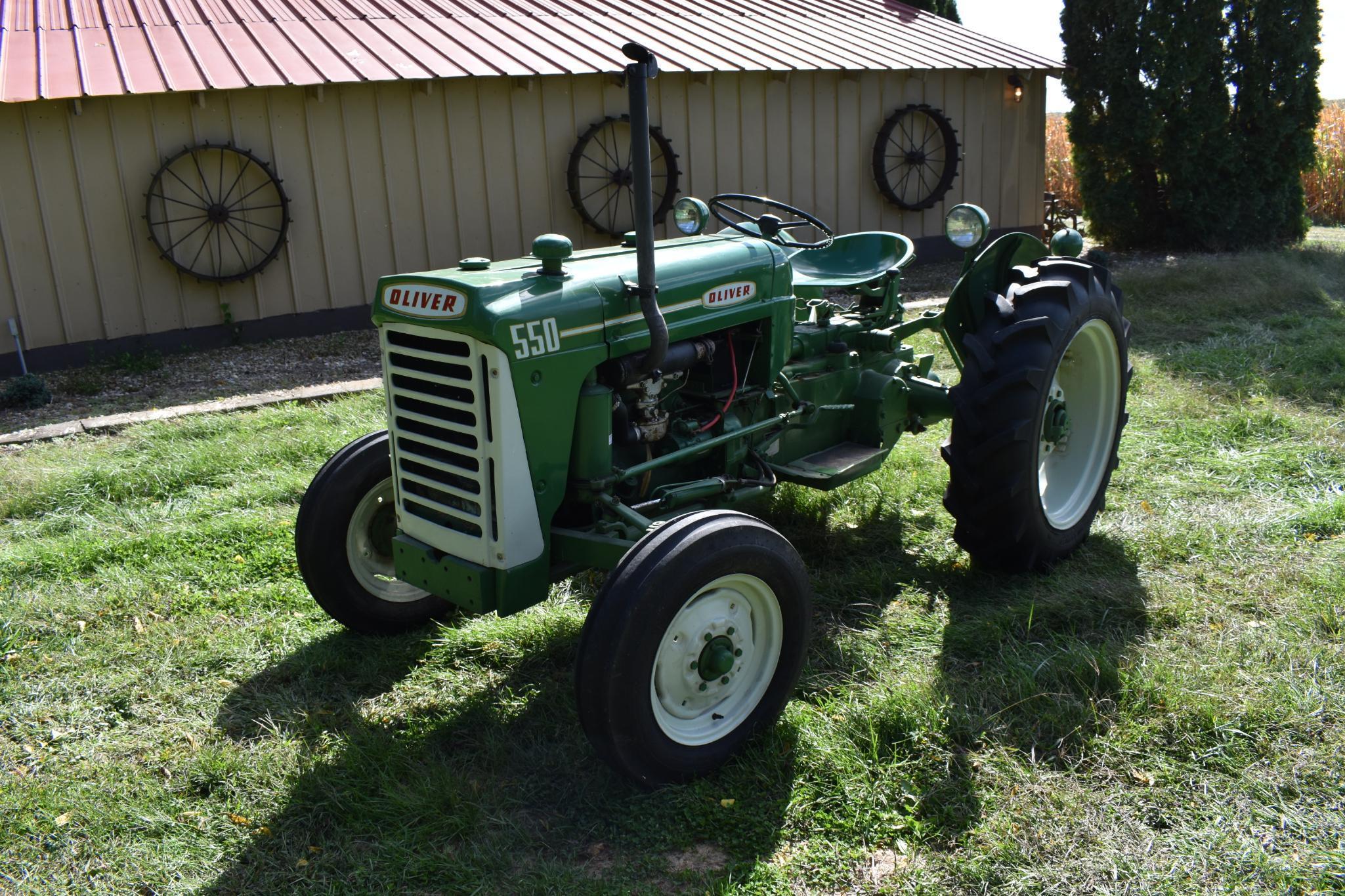 Oliver 550 2wd gas tractor