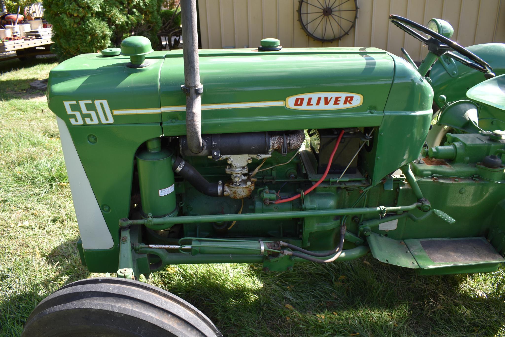 Oliver 550 2wd gas tractor