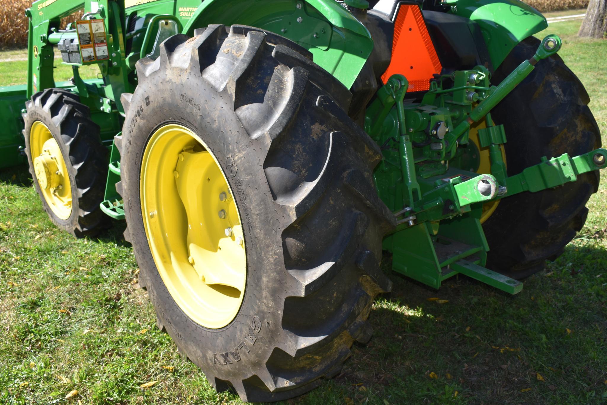 2018 John Deere 5055E MFWD tractor