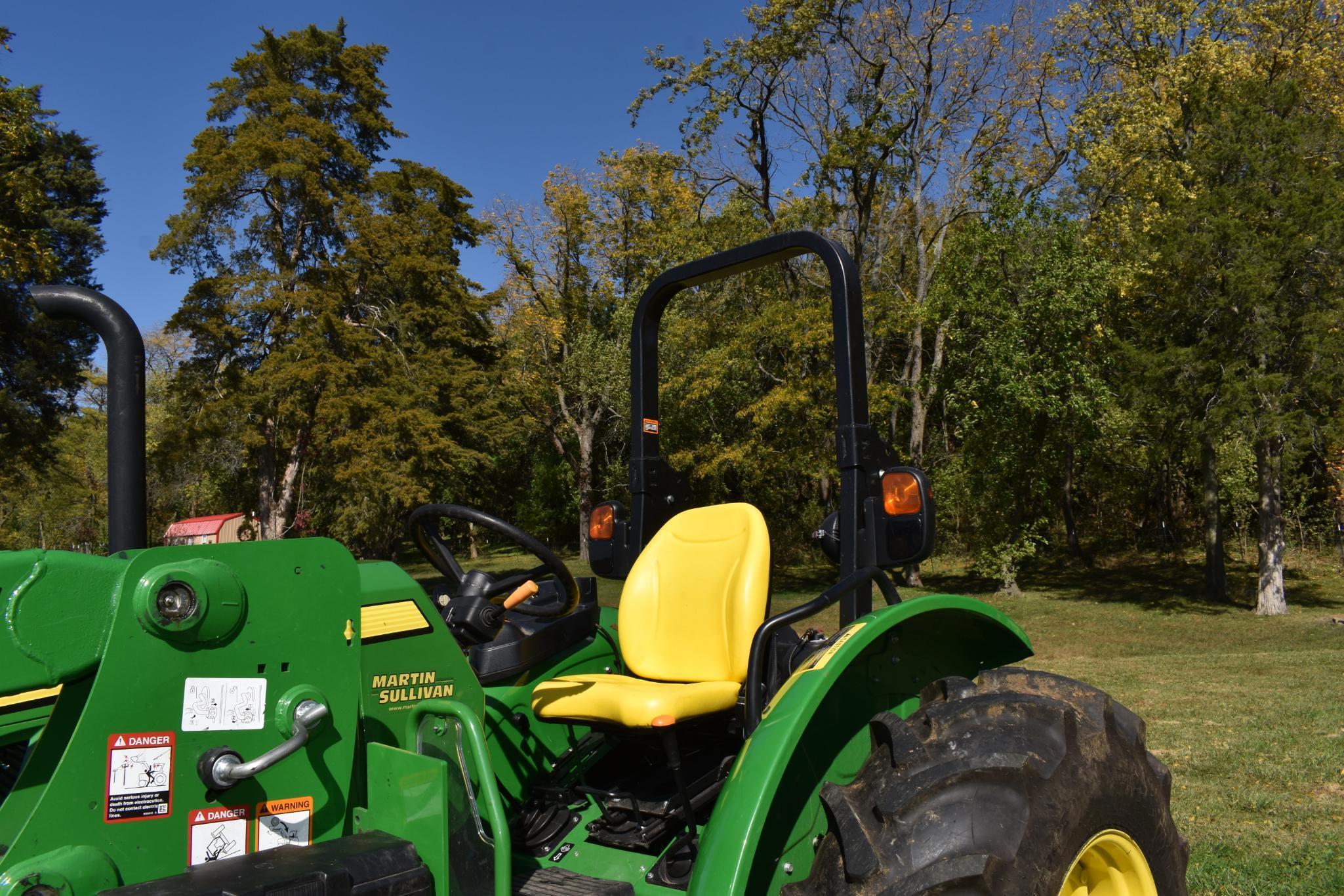 2018 John Deere 5055E MFWD tractor