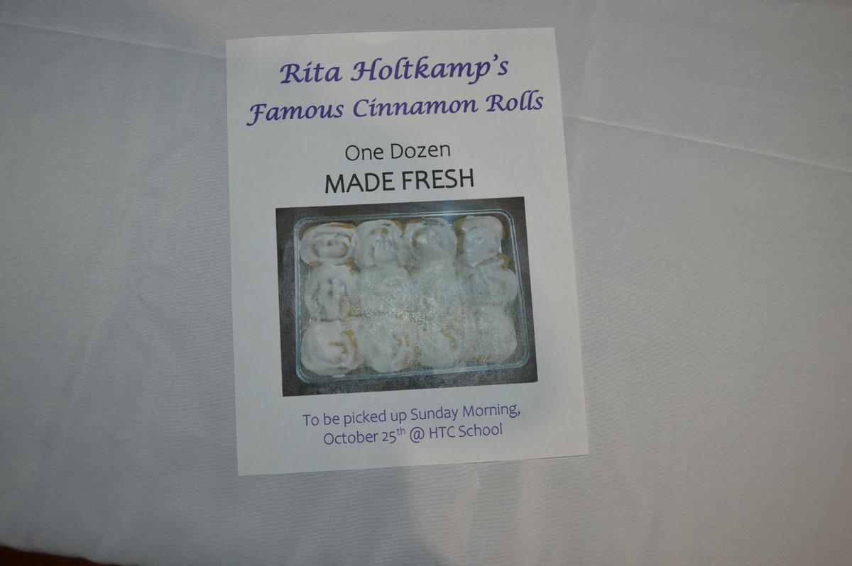 1 dozen cinnamon rolls (2744)