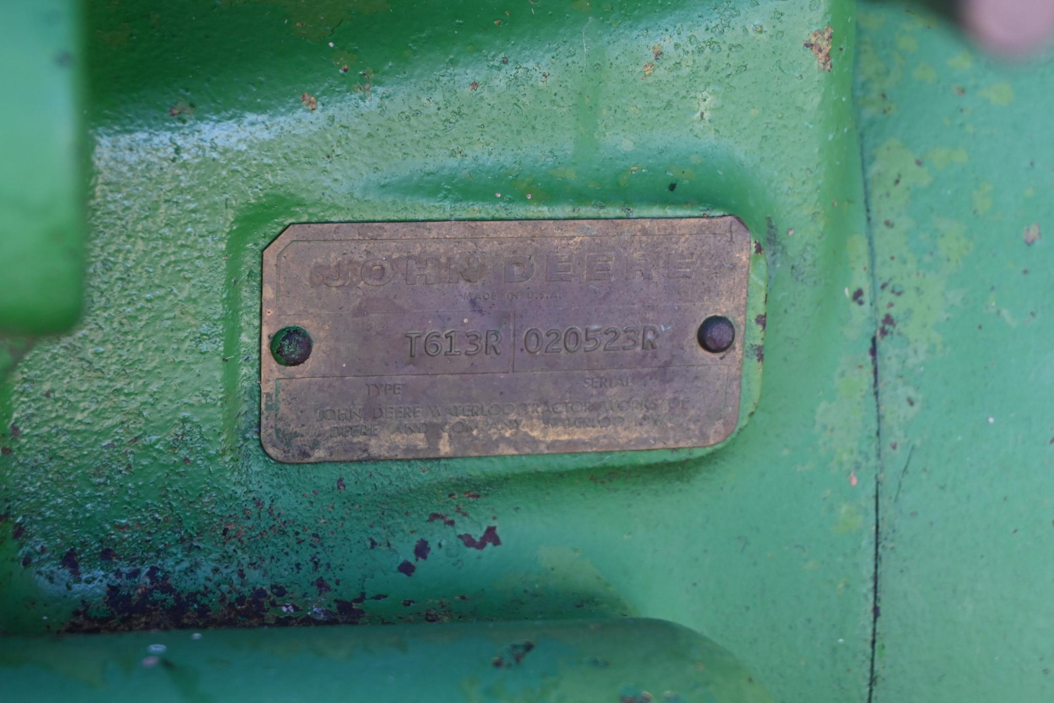 1972 John Deere 4320 diesel 2WD tractor