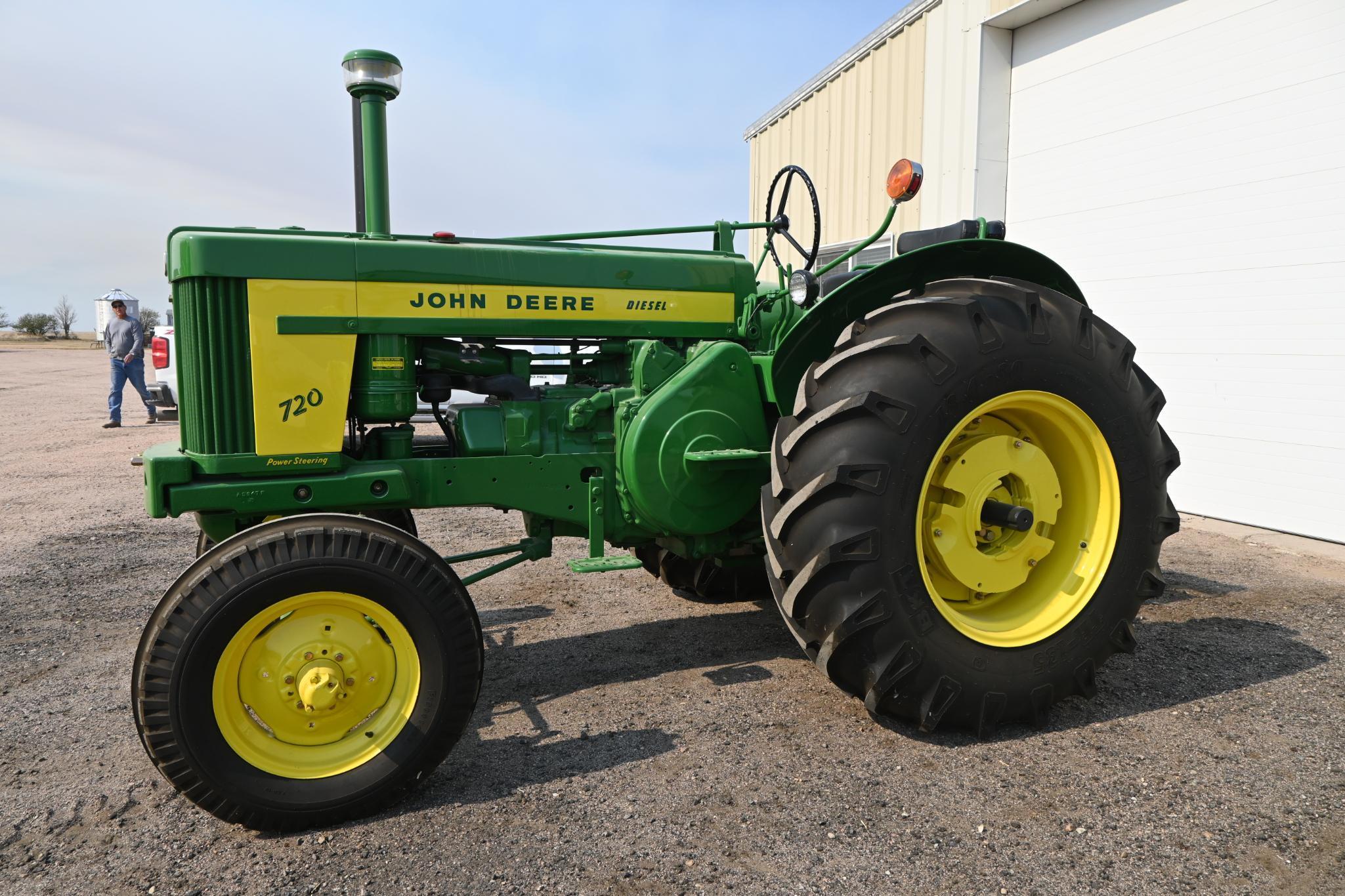 1958 John Deere 720 diesel 2WD tractor