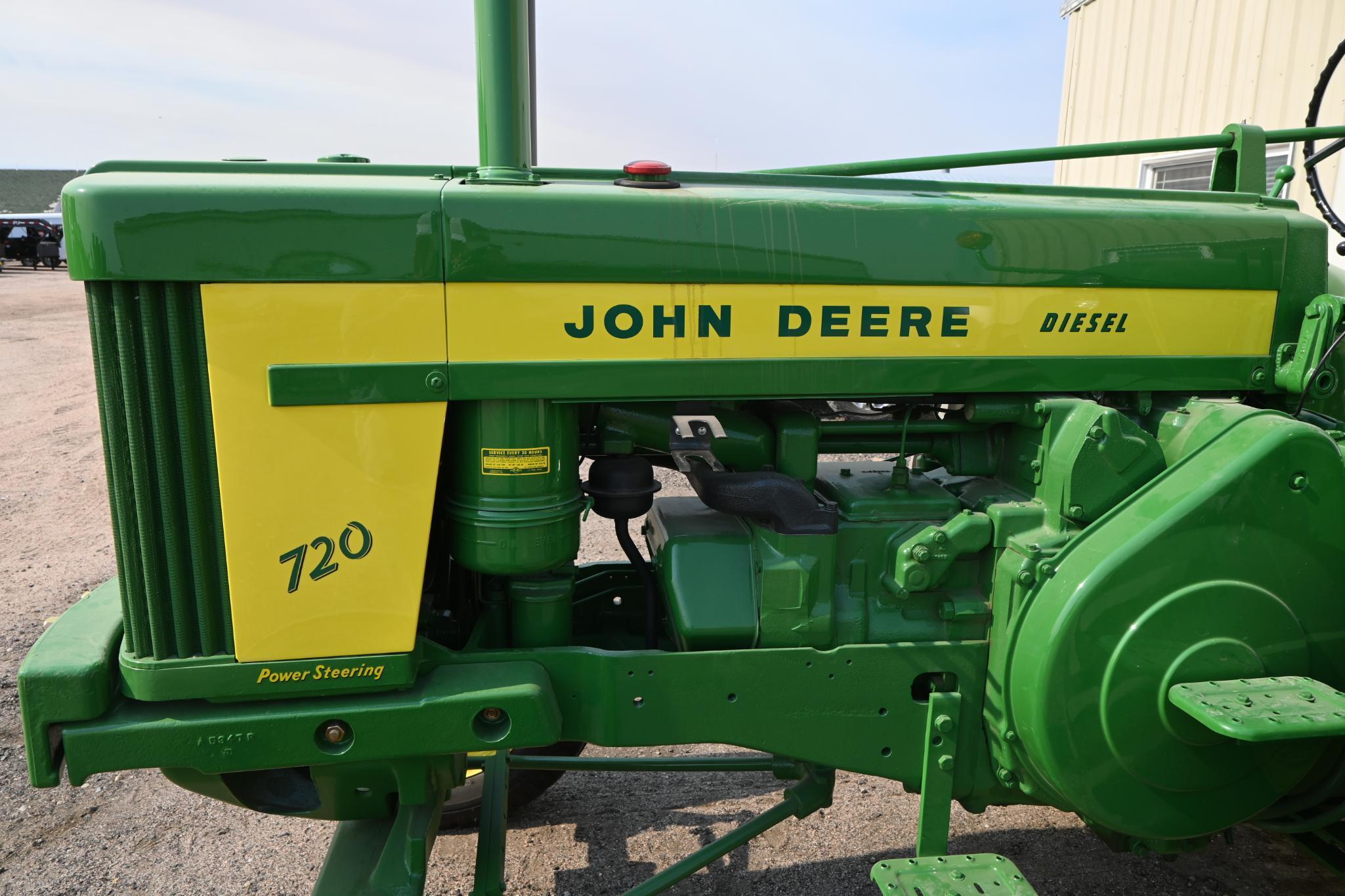 1958 John Deere 720 diesel 2WD tractor