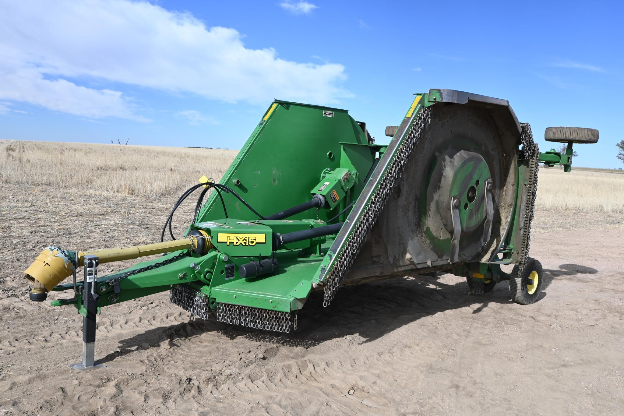 John Deere HX15 15' batwing mower