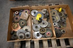 Pallet of grinder wheels