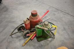 John Deere 20 Ton & Big Red 50 Ton air/hyd. bottle jacks