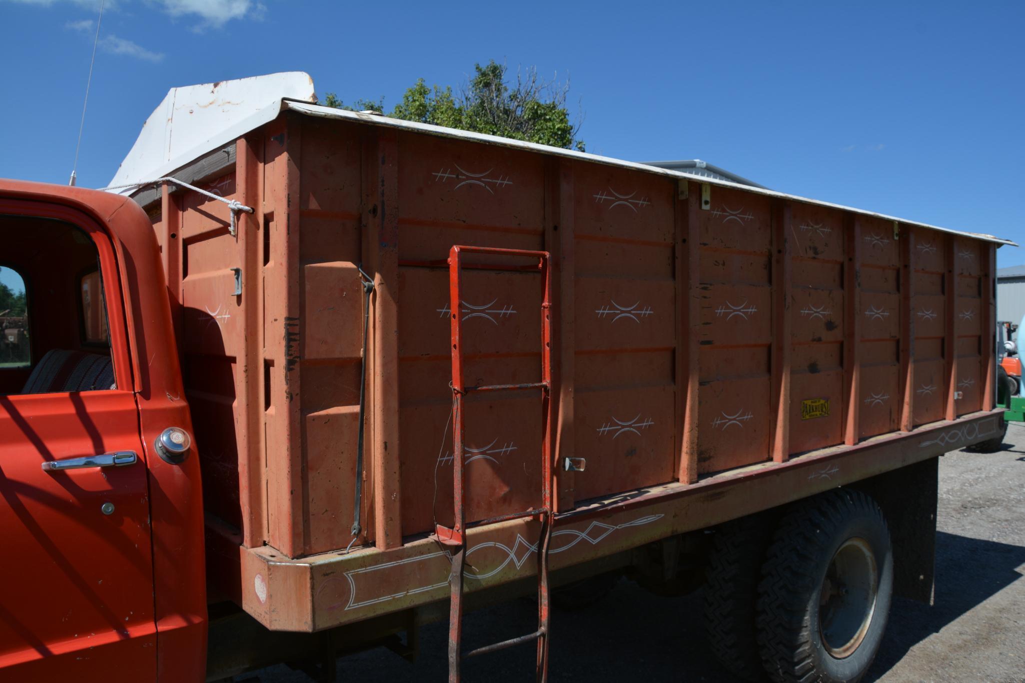 1970 Chevrolet C50 single axle grain truck