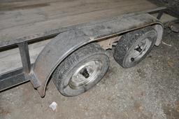 Double-T 16' flatbed trailer