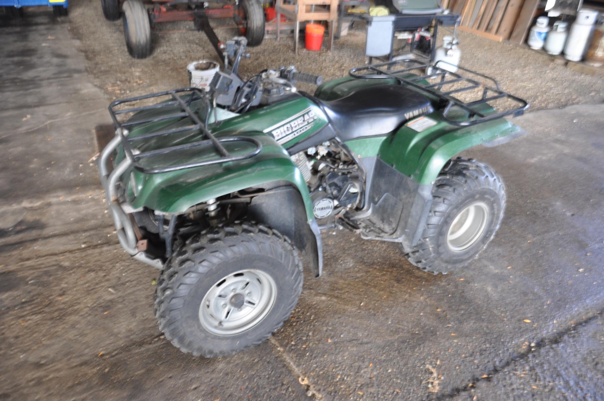 2000 Yamaha Big Bear 400 ATV