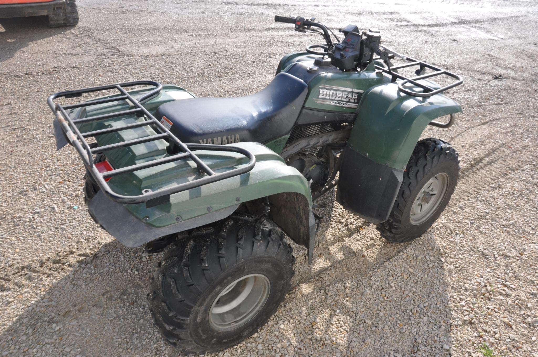 2000 Yamaha Big Bear 400 ATV