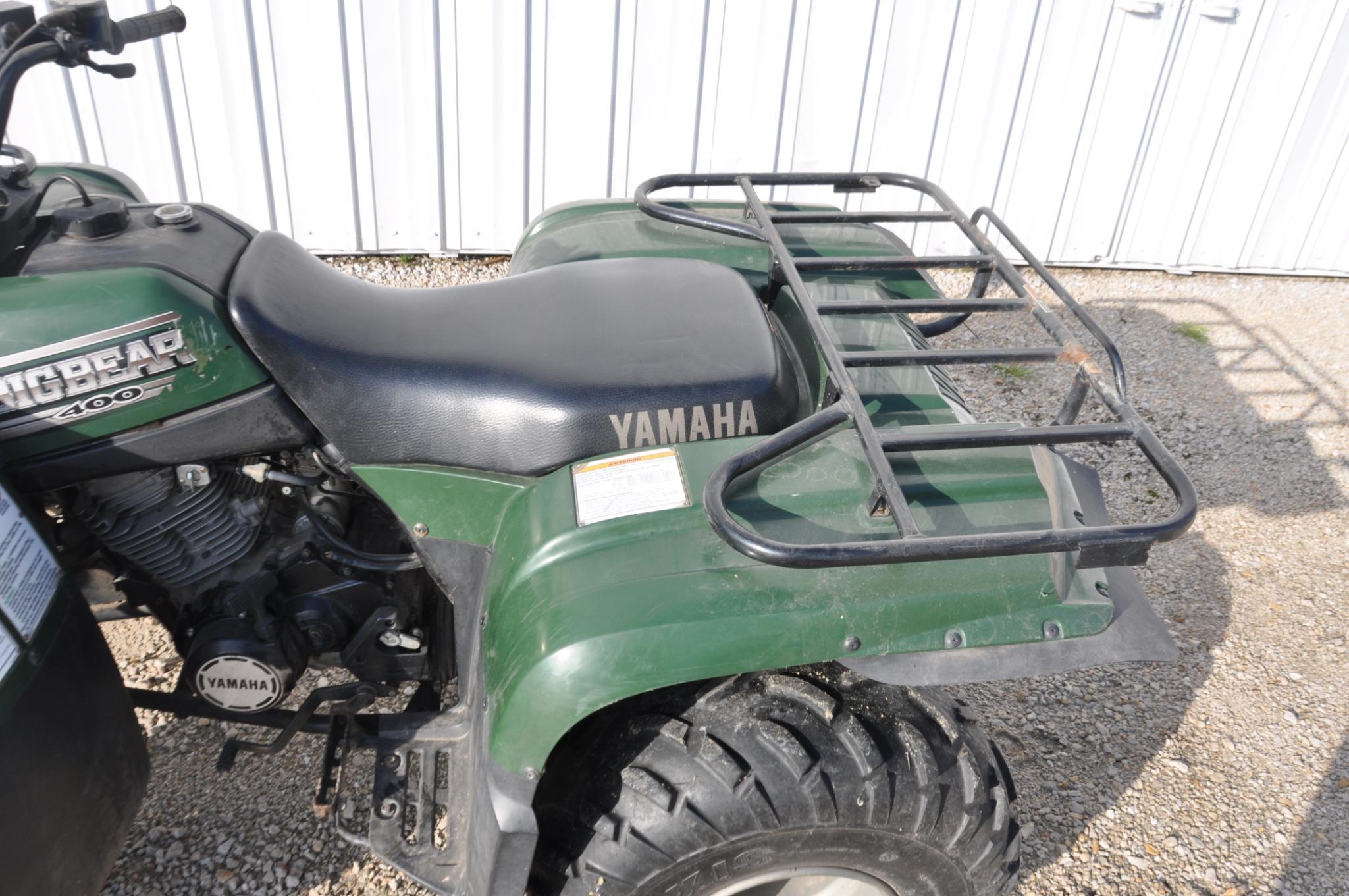 2000 Yamaha Big Bear 400 ATV