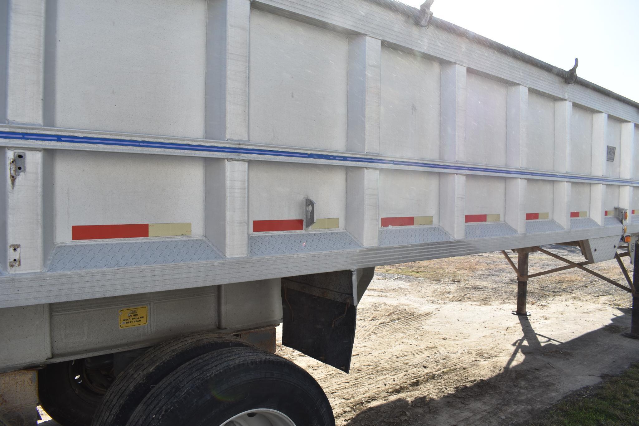 1993 East 40' aluminum frameless dump trailer