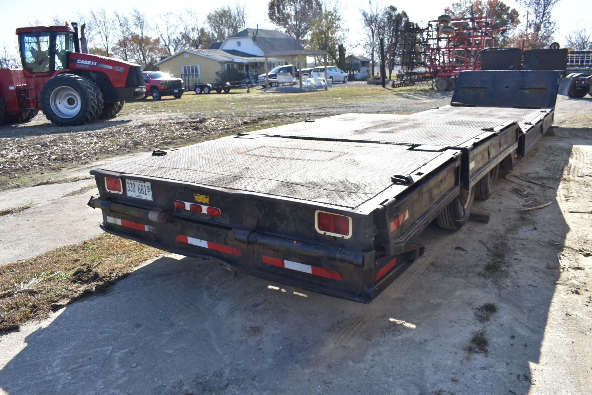 1976 Muv-All 40' equipment trailer