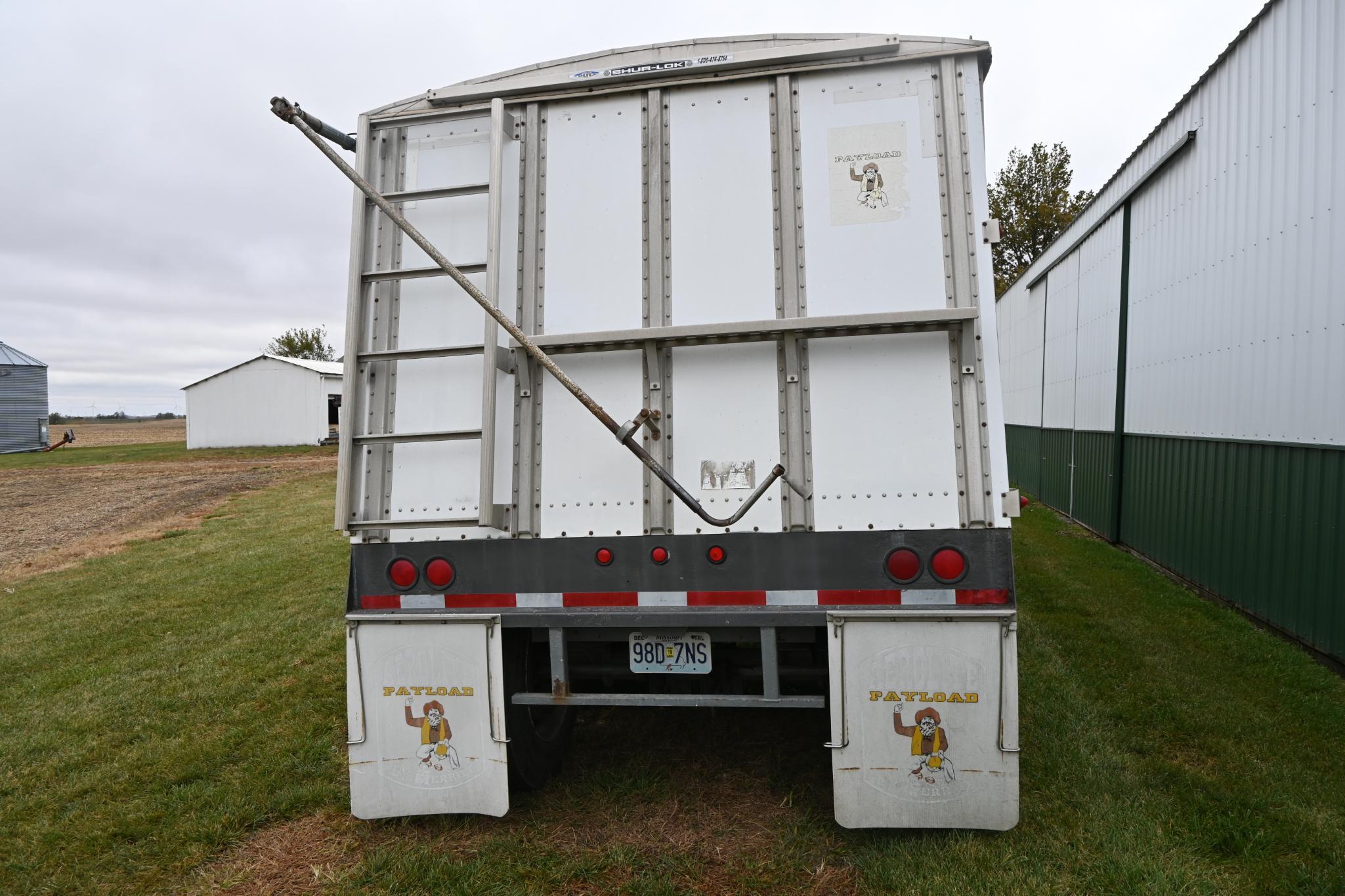 1993 Merritt 43' hopper bottom trailer