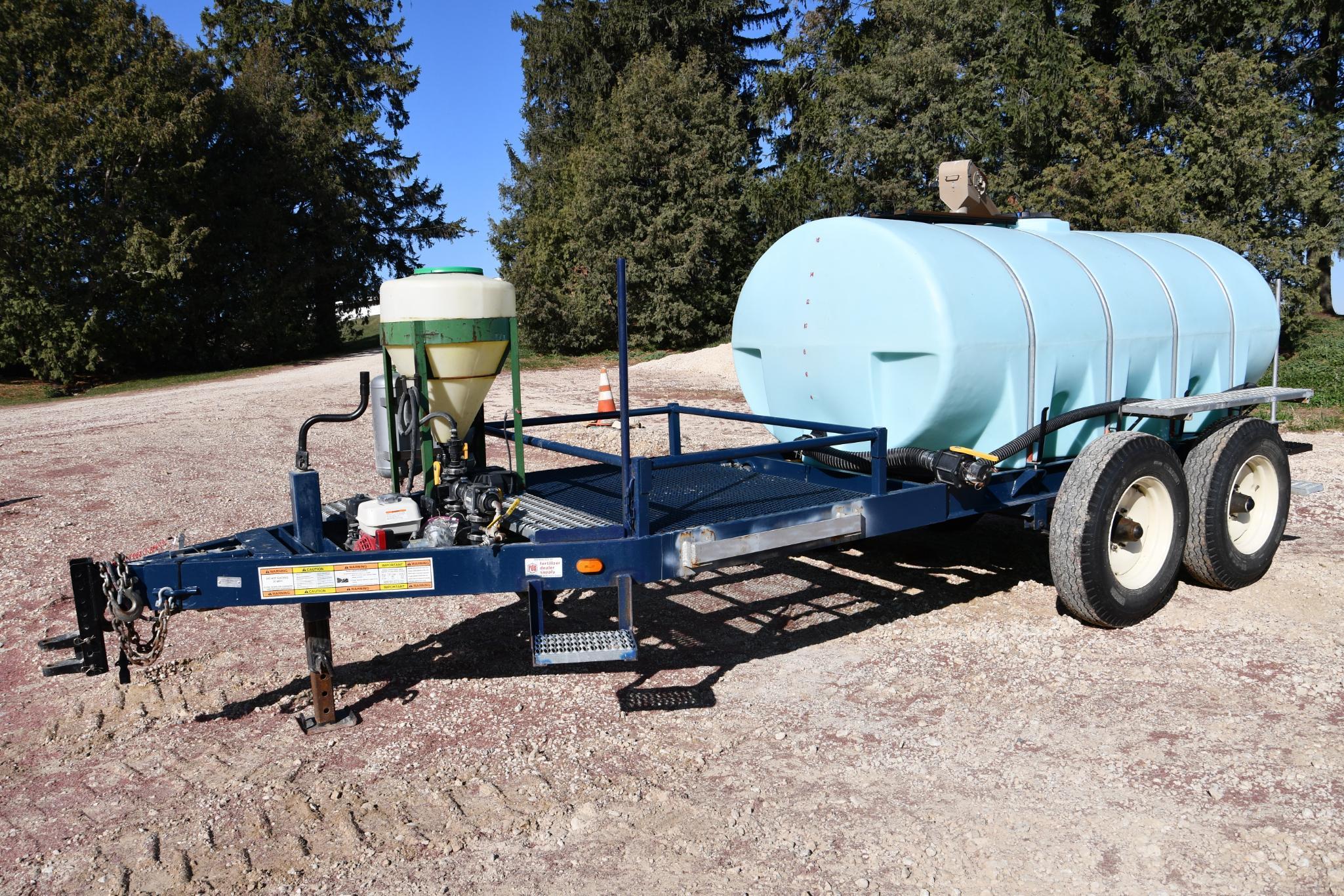 Schaben 1,600 gal. liquid tender trailer