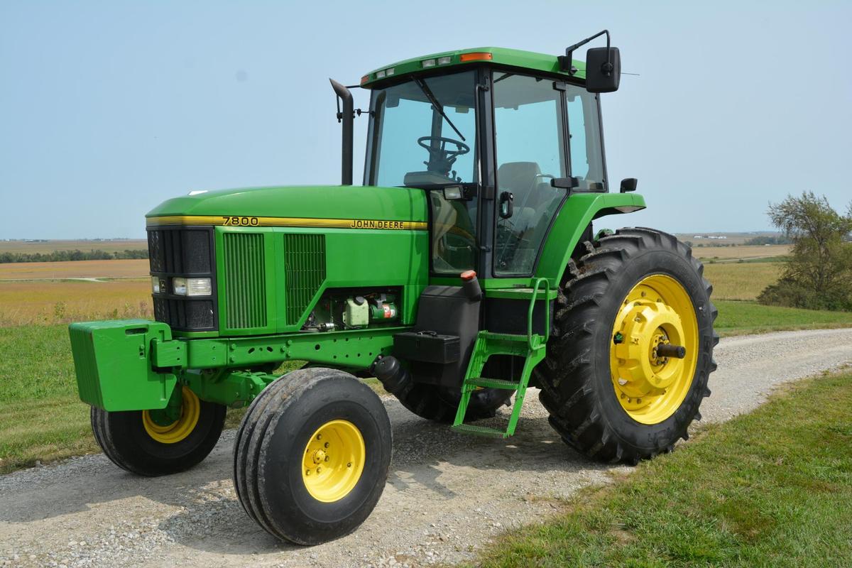 1992 John Deere 7800 2wd tractor