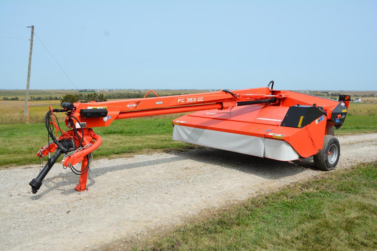 2011 Kuhn Knight FC 353 GC 11' mower conditioner