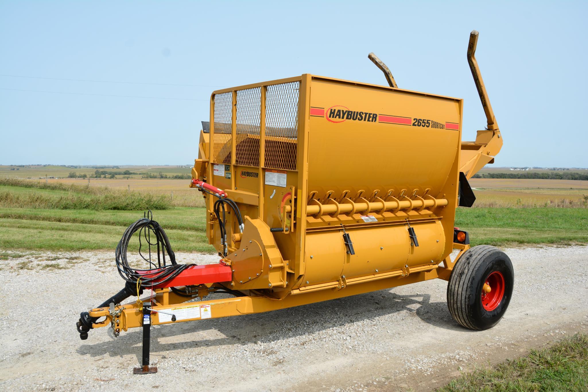 Haybuster 2655 "shortcut" bale processor