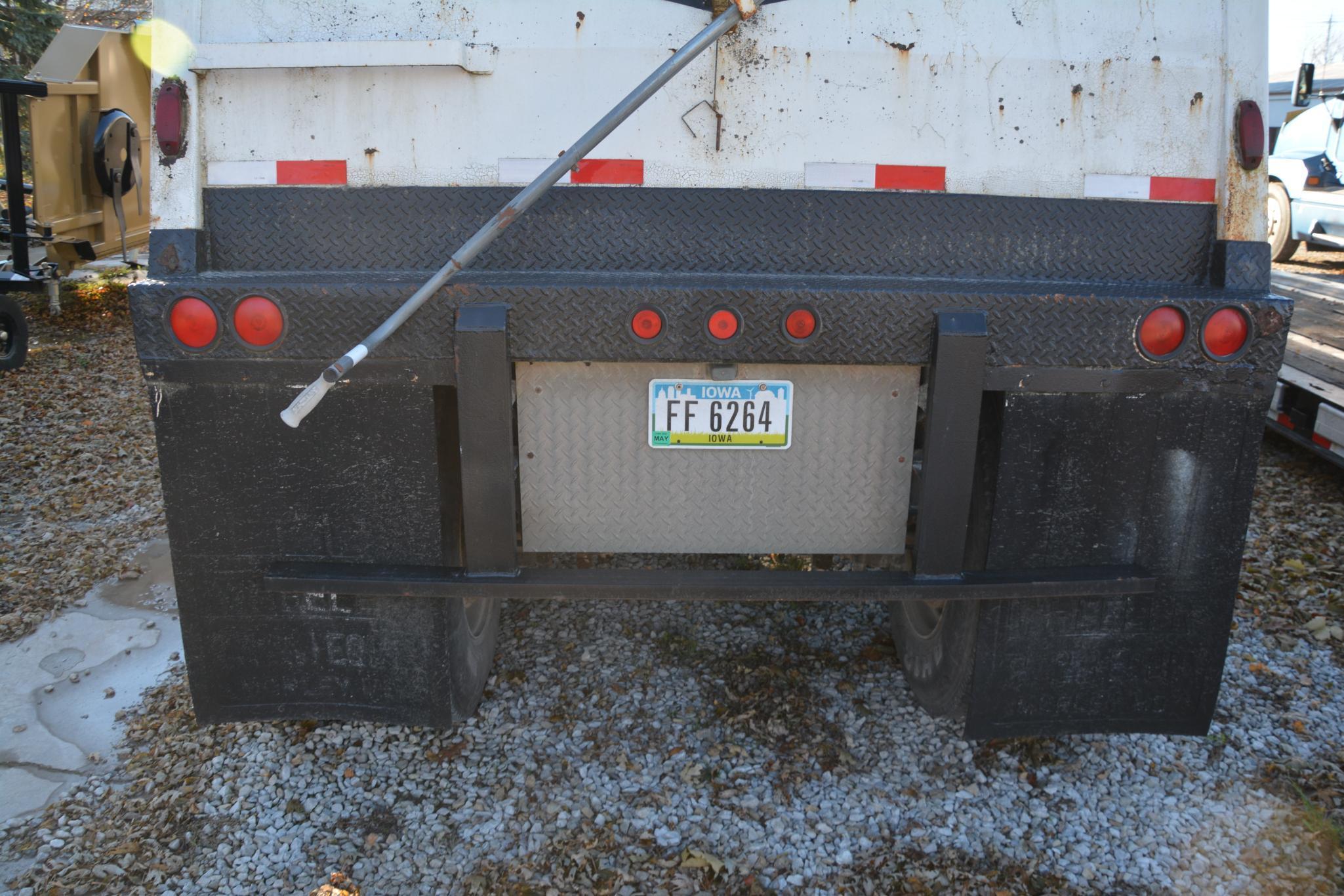 1990 Wheeler 41' steel hopper bottom trailer