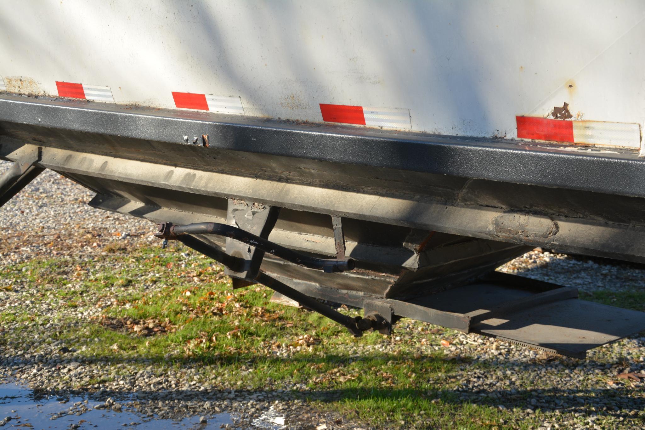 1990 Wheeler 41' steel hopper bottom trailer