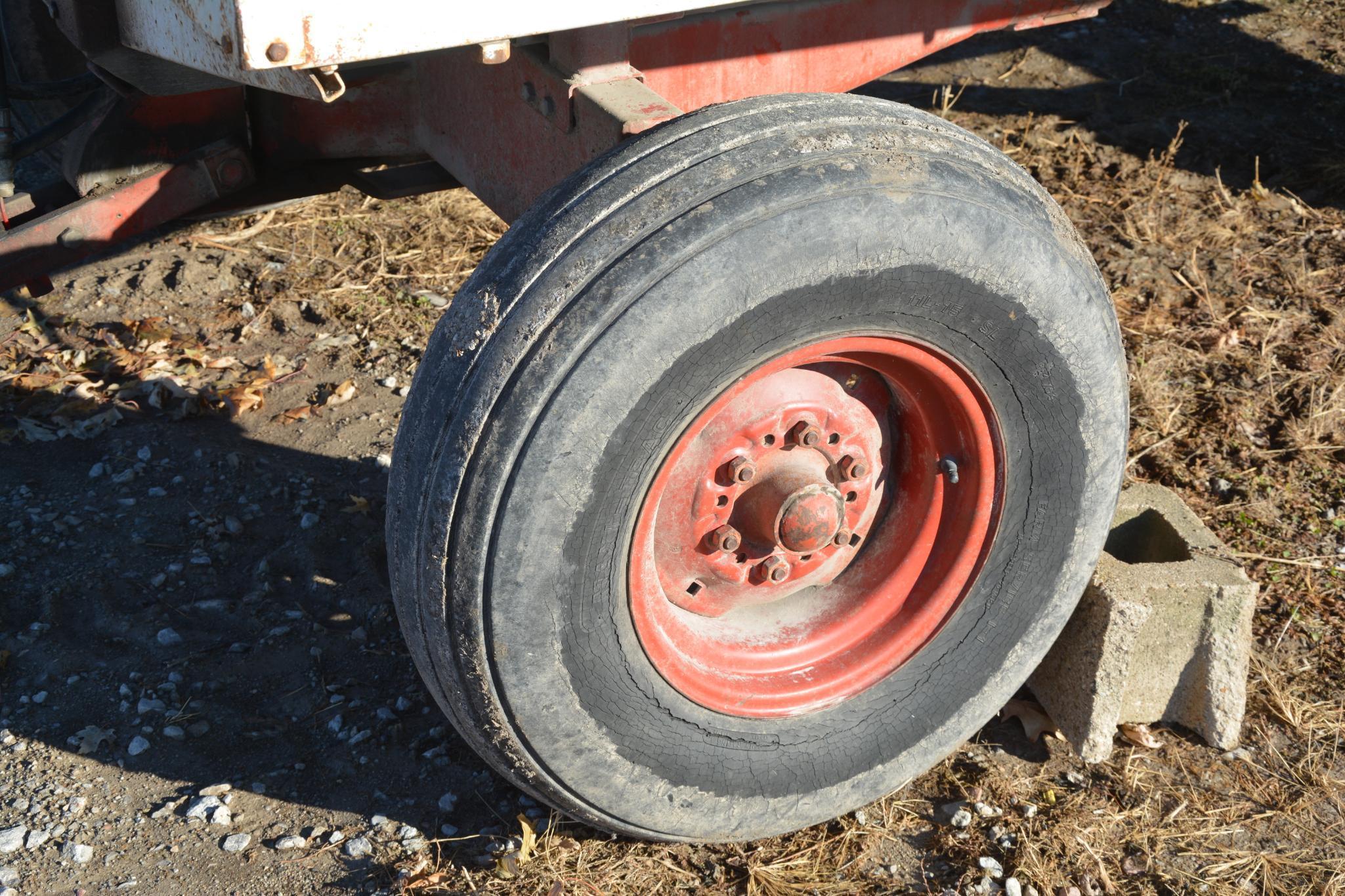 Wooden barge box wagon on Heider running gear