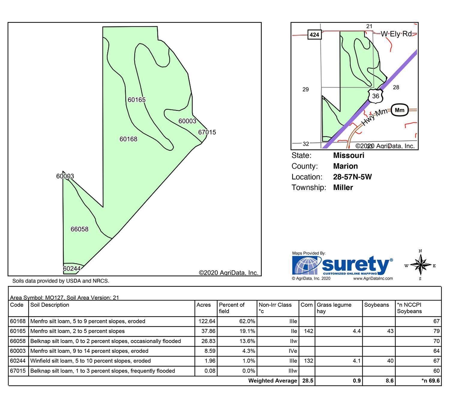 Tract 2 - 193.4 Surveyed Acres