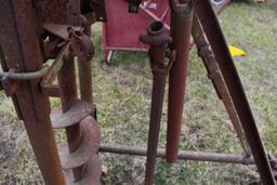 antique 3pt post hole digger