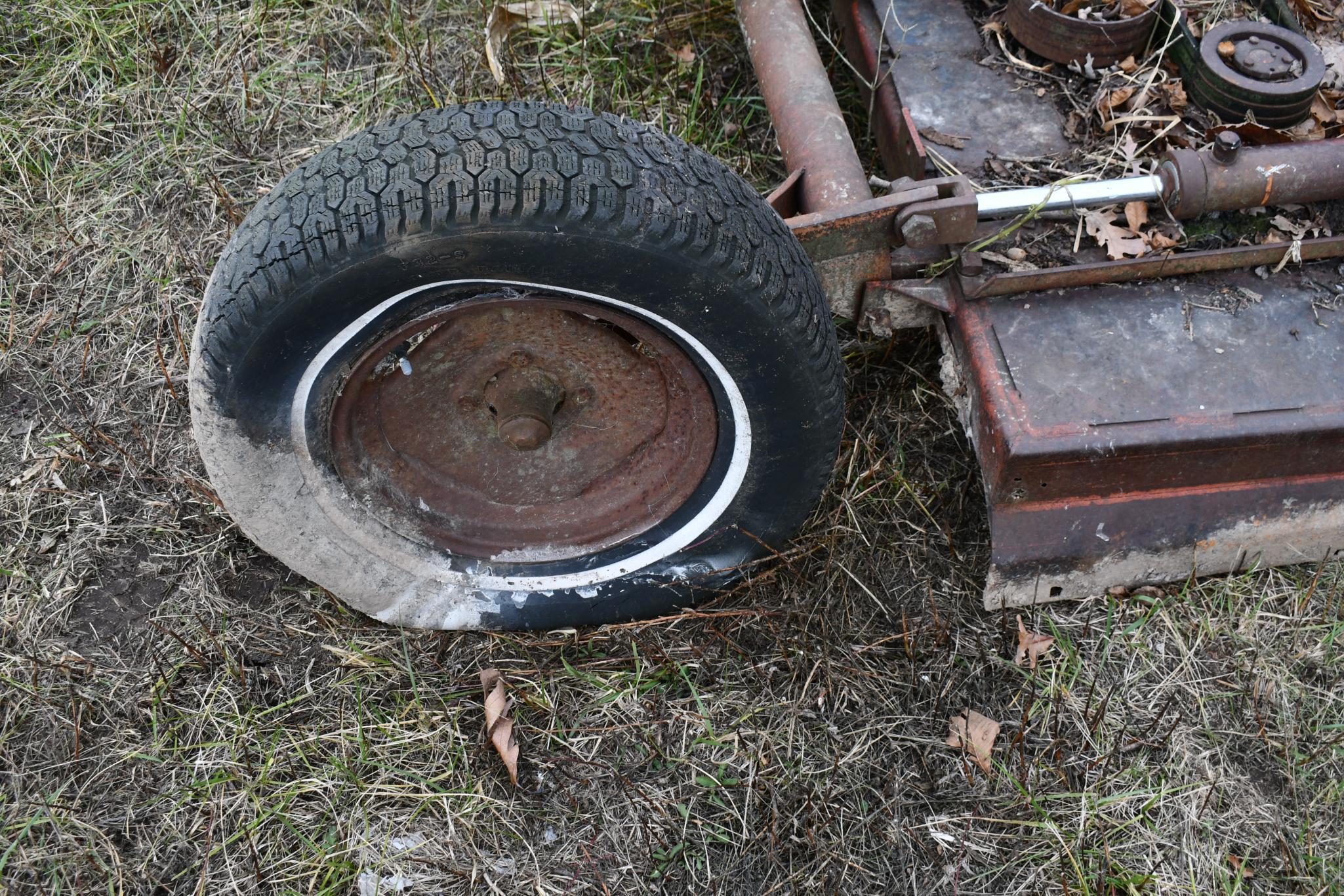 80" pull type rotary mower